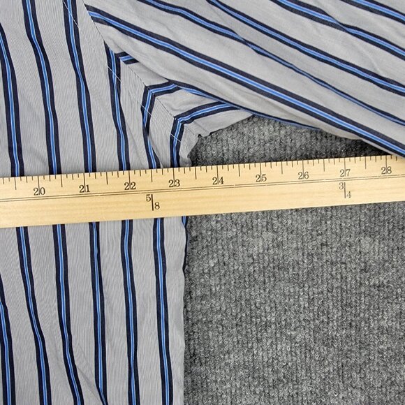Peter Millar Shirt Mens‎ Large Striped Button Up Long Sleeve Preppy Casual - Picture 6 of 8